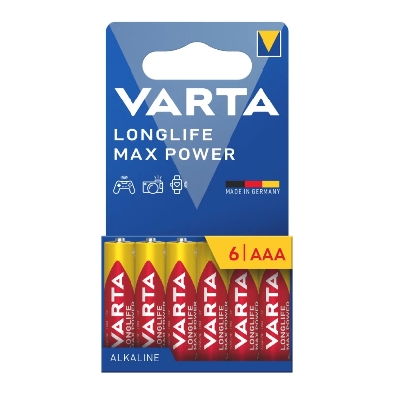 VARTA 4703101746 Longlife Max Power 6 AAA (127013)