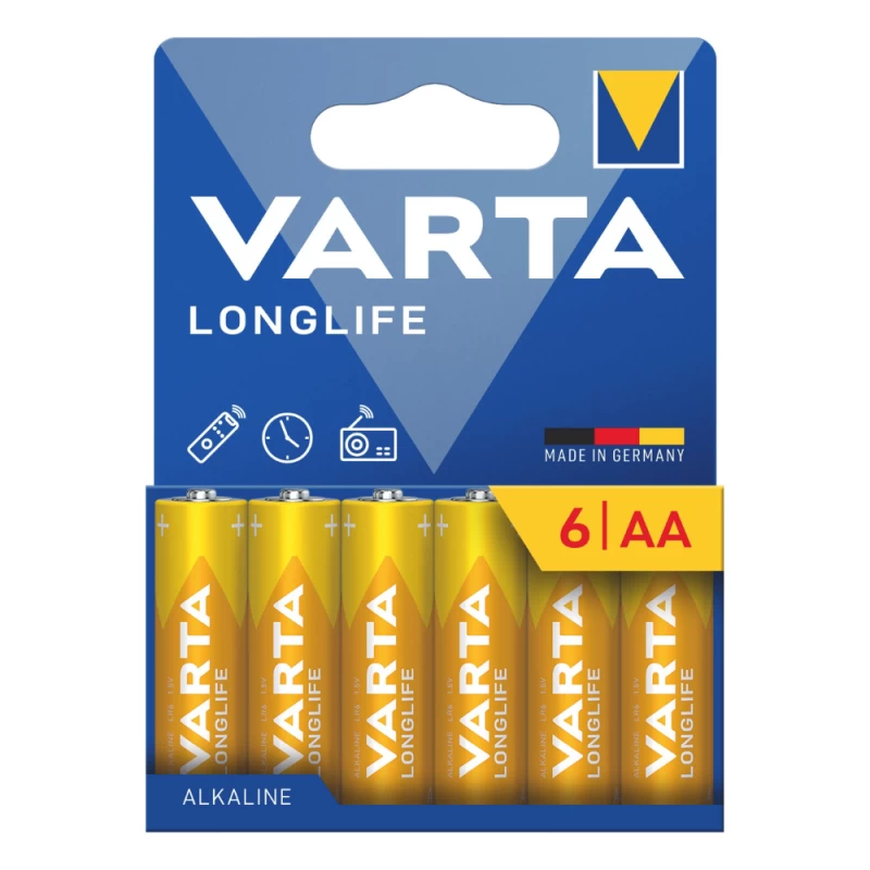 VARTA 4106 συσκ.6 Αλκαλική Longlife AA (120341)
