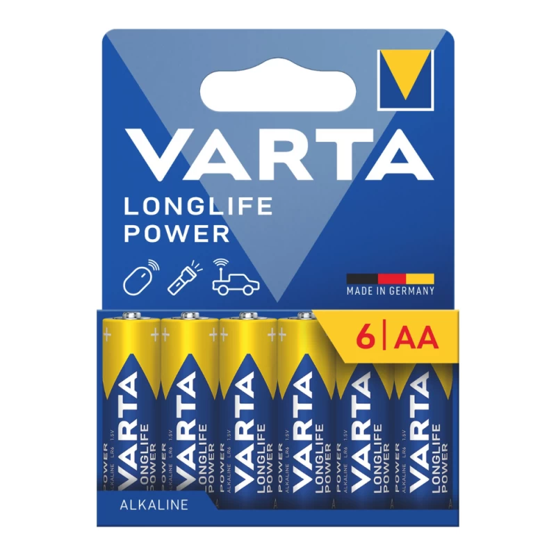 VARTA 4906 συσκ.6 LONGLIFE POWER AA (127016)