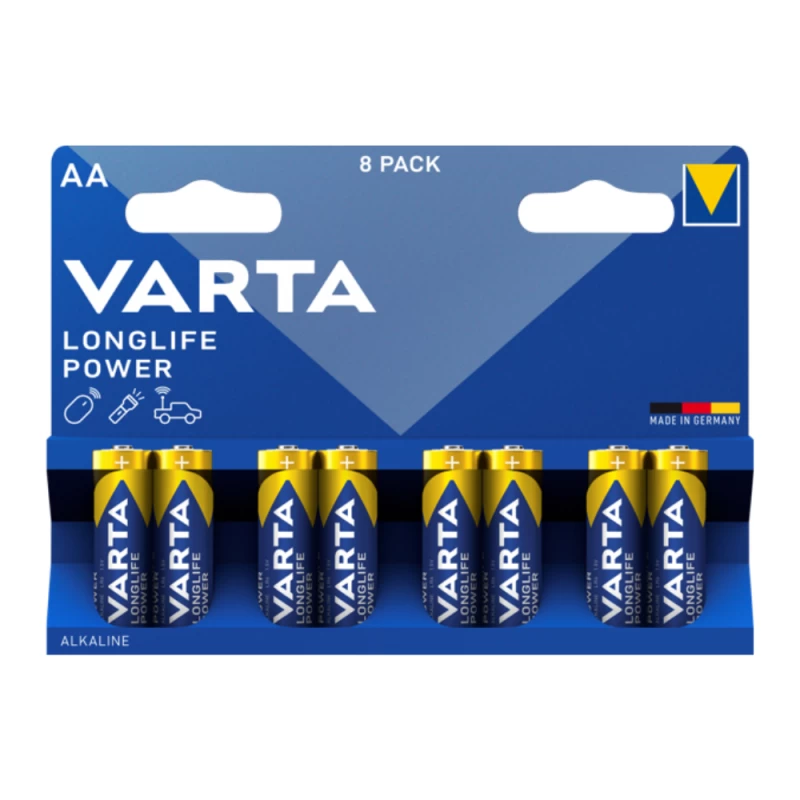VARTA 4906 συσκ.8 LONGLIFE POWER AA (127018)