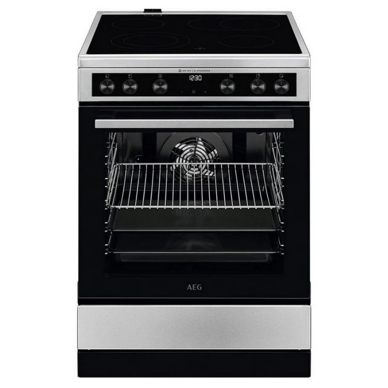 AEG CCB6648BBM Inox Κεραμική Κουζίνα