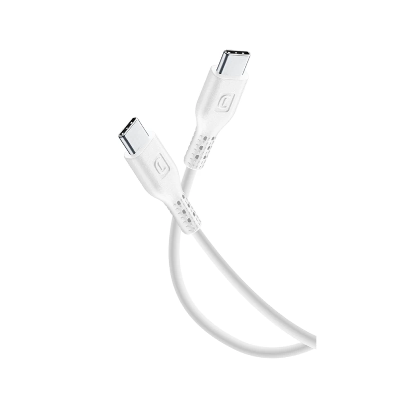 CELLULAR LINE Καλώδιο Συγχρονισμού και Φόρτισης Type-C (0,6m) Λευκό (490648)