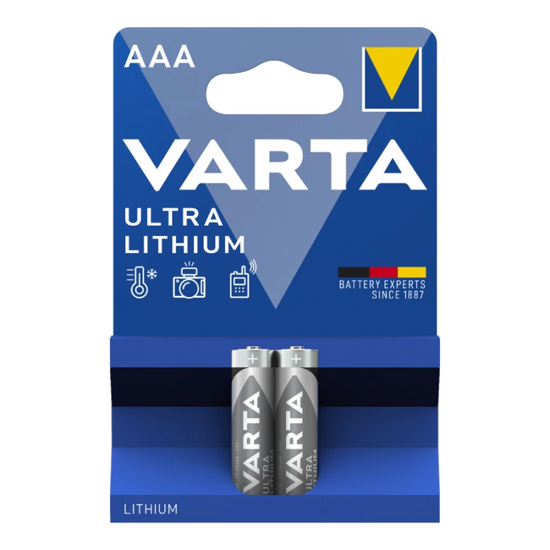 VARTA συσκ.2 LITHIUM ΑΑΑ (12225)
