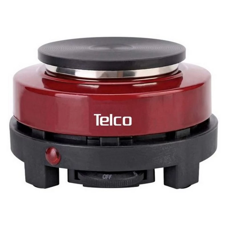 Telco YQ-105 Κόκκινη Μονή Ηλεκτρική Εστία 500W με Διάμετρο 9.6cm (060155)