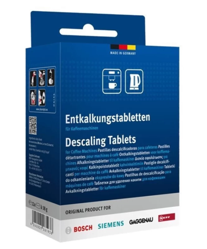 Bosch 312454 Ταμπλέτες Αφαλάτωσης Καφετιέρας (12x18gr)
