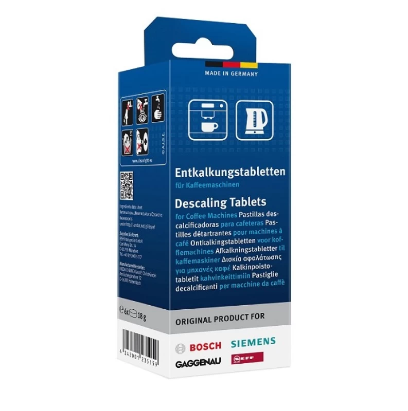 Bosch 312352 Ταμπλέτες Αφαλάτωσης 6x18gr