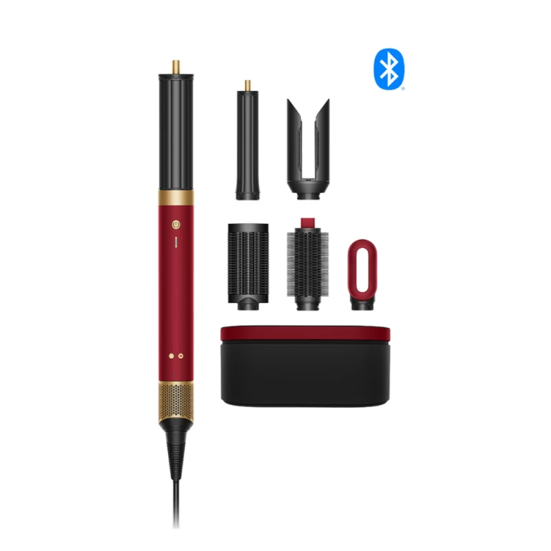 Dyson HS09 Airwrap Co-anda2x Straight+Wavy Red Velvet/Gold (87383)