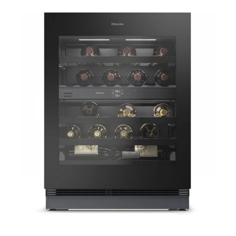 Miele KWTUS 7096 E Μαύρο Obsidian Γυαλί Συντηρητής Κρασιών (12519560)