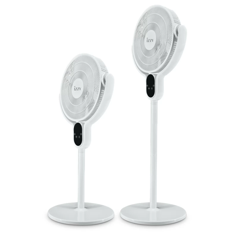 Izzy IZ-9086 Λευκός 16΄΄– 25W DC Air Circulation Ανεμιστήρας Δαπέδου (225224)