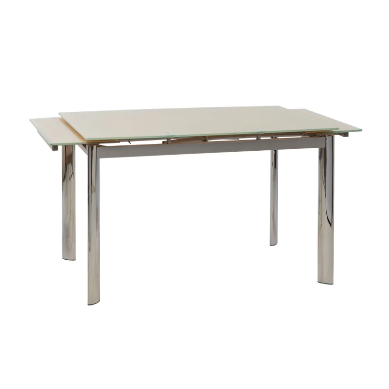 Varossi Τραπέζι Alpino Κρεμ 120(180) x 80 x 76 (100-023)