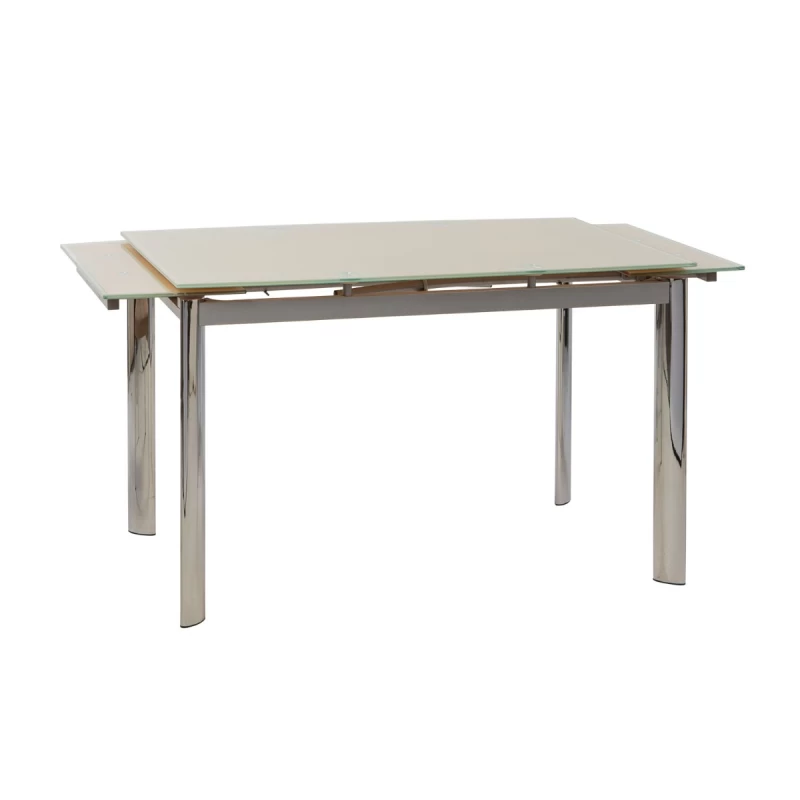 Varossi Τραπέζι Alpino Κρεμ 120(180) x 80 x 76 (100-023)