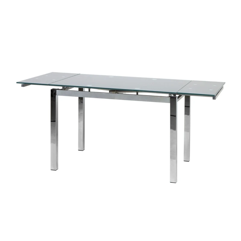 Varossi Τραπέζι Glamour Γκρι 110(170) x 74 x 75 (100-031)