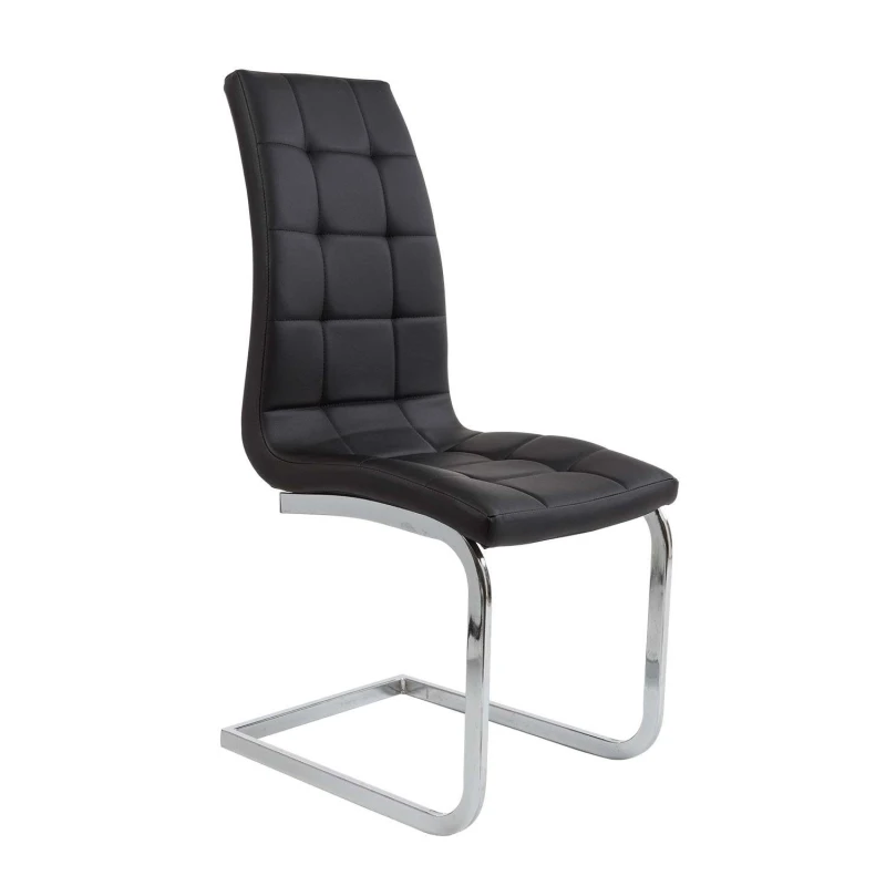 Varossi Καρέκλα Semina Μαύρο 42 x 43 x 101 (300-044)