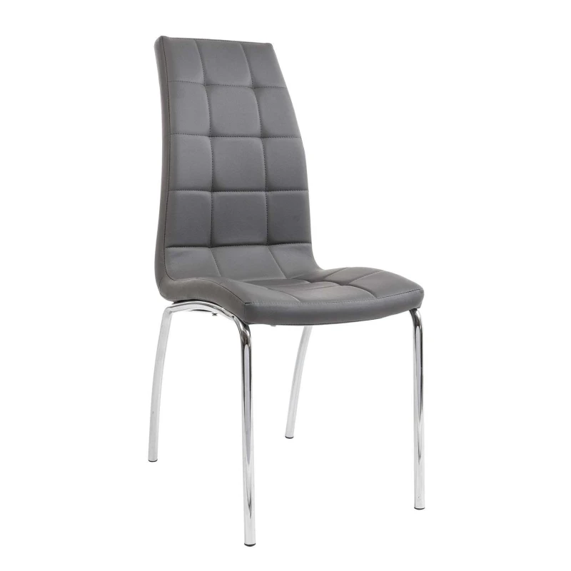 Varossi Καρέκλα Amelia Γκρι 42 x 43 x 95 (300-059)