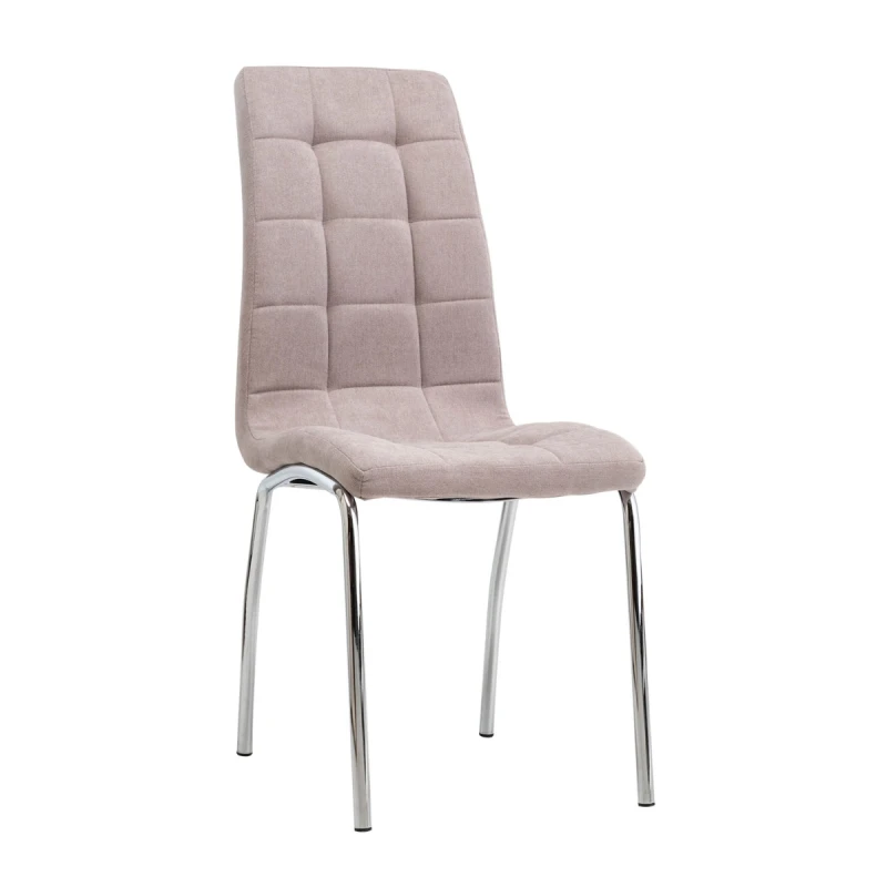 Varossi Καρέκλα Amelia Fabric Μπεζ 42 x 43 x 95 (300-087)