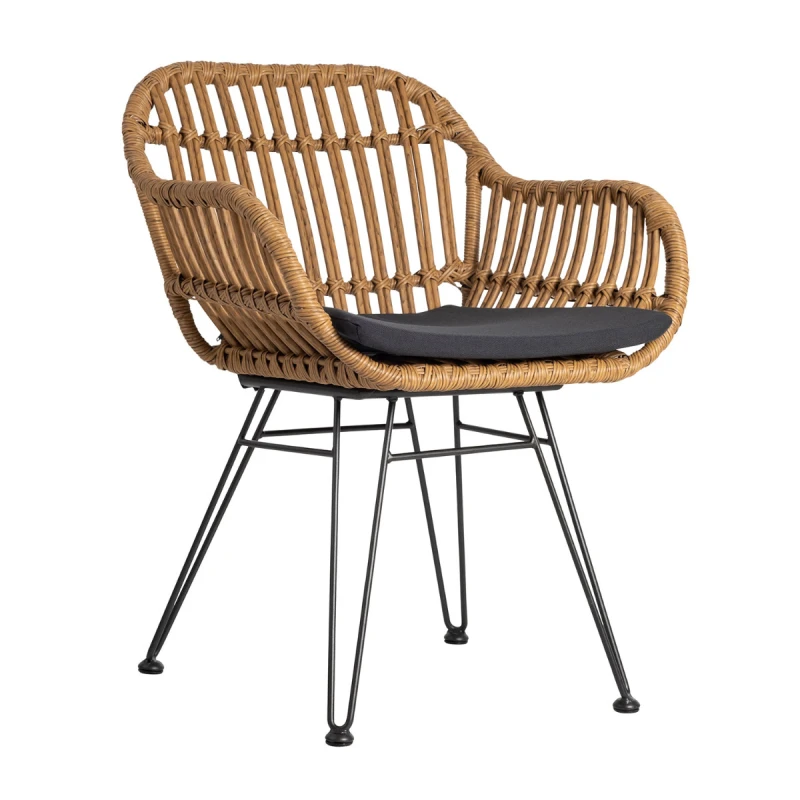 Varossi Πολυθρόνα Malibu Φυσικό 61 x 63 x 80 (900-001)