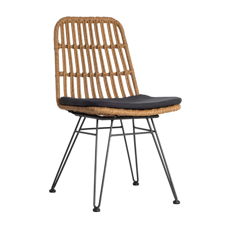 Varossi Καρέκλα Kahlua Φυσικό 46 x 62 x 86 (900-002)