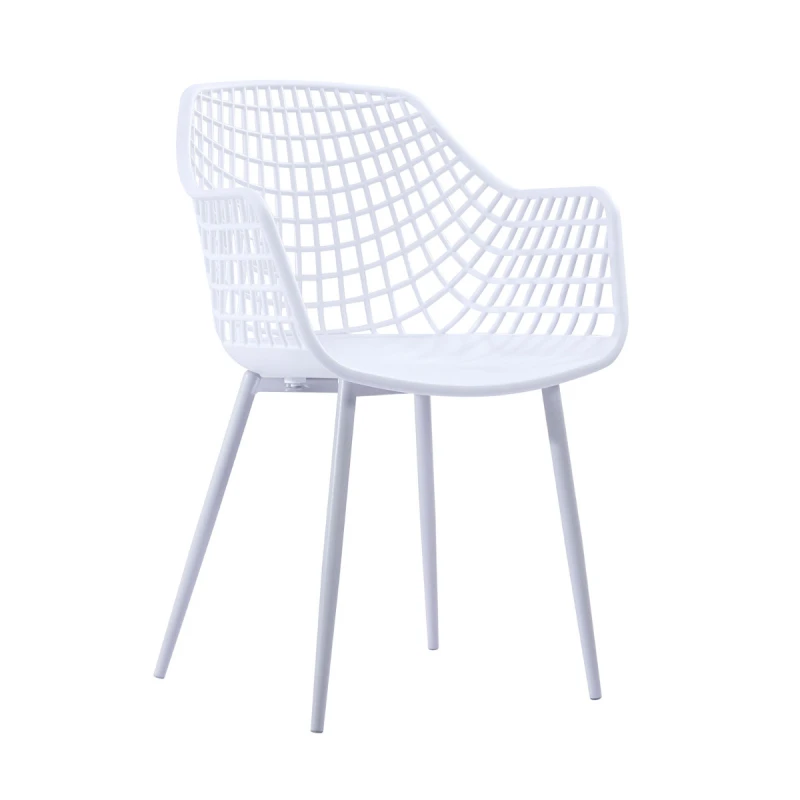 Varossi Πολυθρόνα Susan Λευκό 56 x 57 x 84 (900-006)
