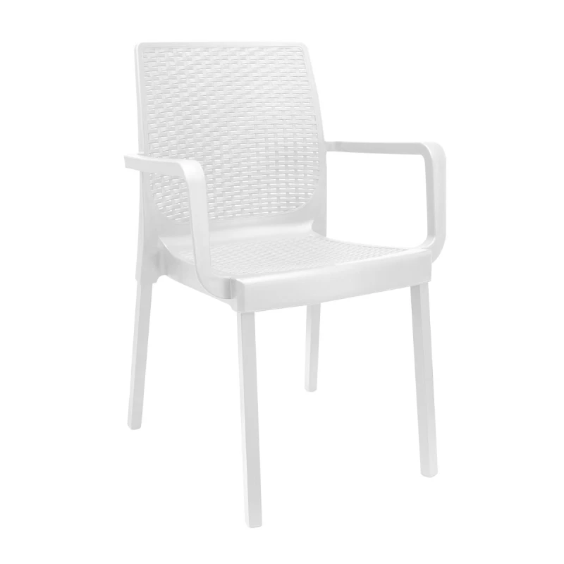 Varossi Πολυθρόνα Kasia Λευκό 54 x 51 x 84.5 (900-113)