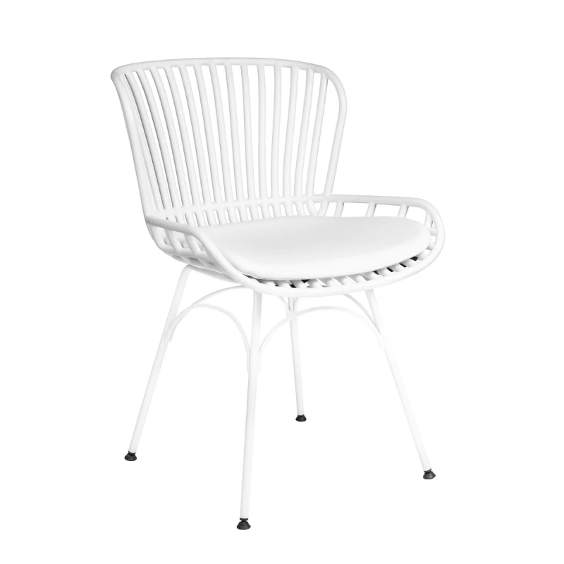 Varossi Καρέκλα Mayorka Λευκό 57 x 53 x 81 (900-220)