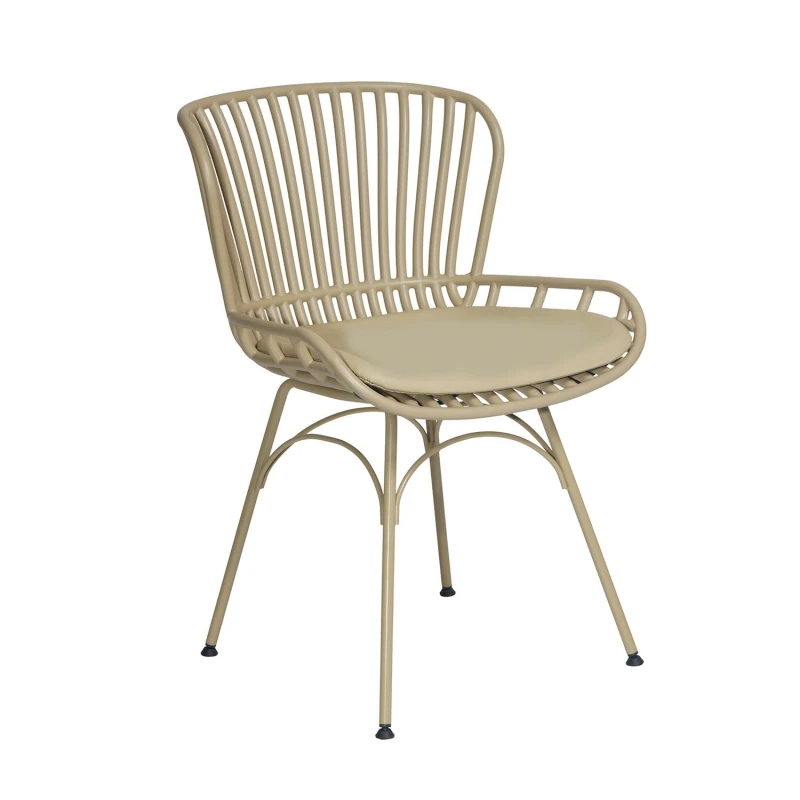 Varossi Καρέκλα Mayorka Μόκα 57 x 53 x 81 (900-222)