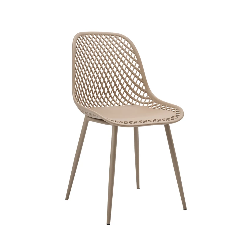 Varossi Καρέκλα Lida Μόκα 47 x 54 x 84 (900-231)
