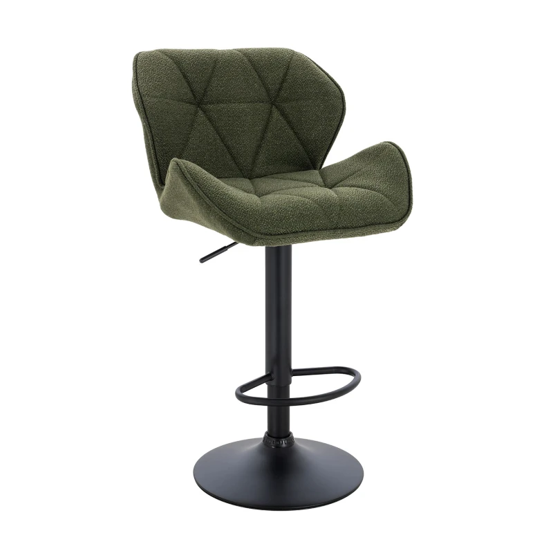 Varossi Σκαμπό Comfort ύφασμα Κυπαρισσί 53 x 52 x 91-111 (200-069)