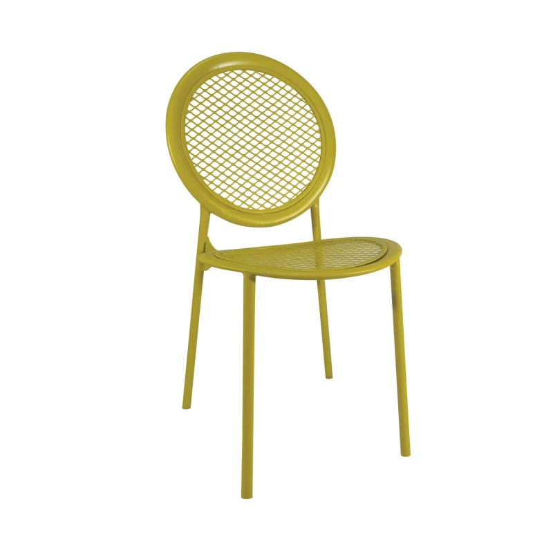 Varossi Καρέκλα Zenia-C Λάιμ 54 x 42.5 x 90 (700-025)