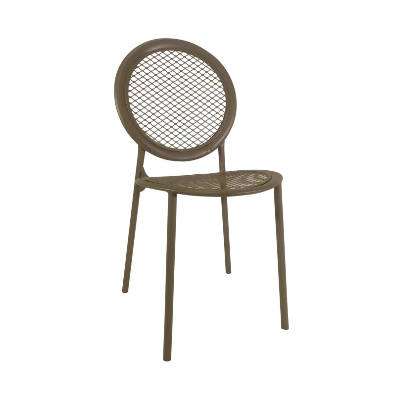 Varossi Καρέκλα Zenia-C Μόκα 54 x 42.5 x 90 (700-023)