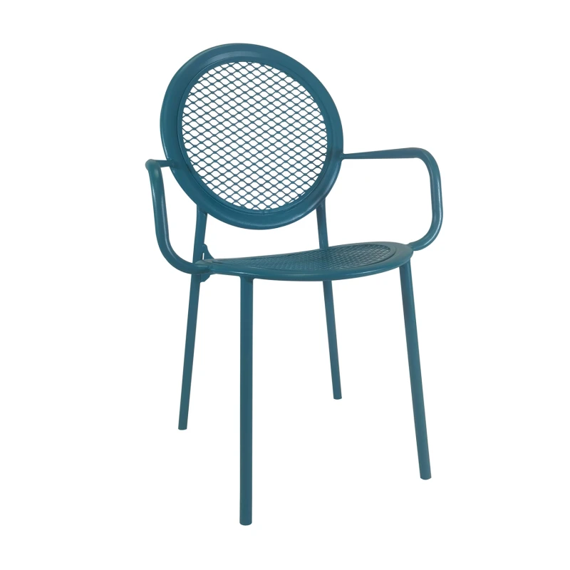 Varossi Πολυθρόνα Zenia Πετρόλ 54 x 57 x 90 (700-020)