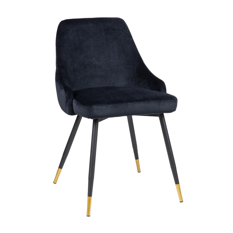 Varossi Καρέκλα Ioli Μαύρο 49.5 x 55 x 81 (300-076)