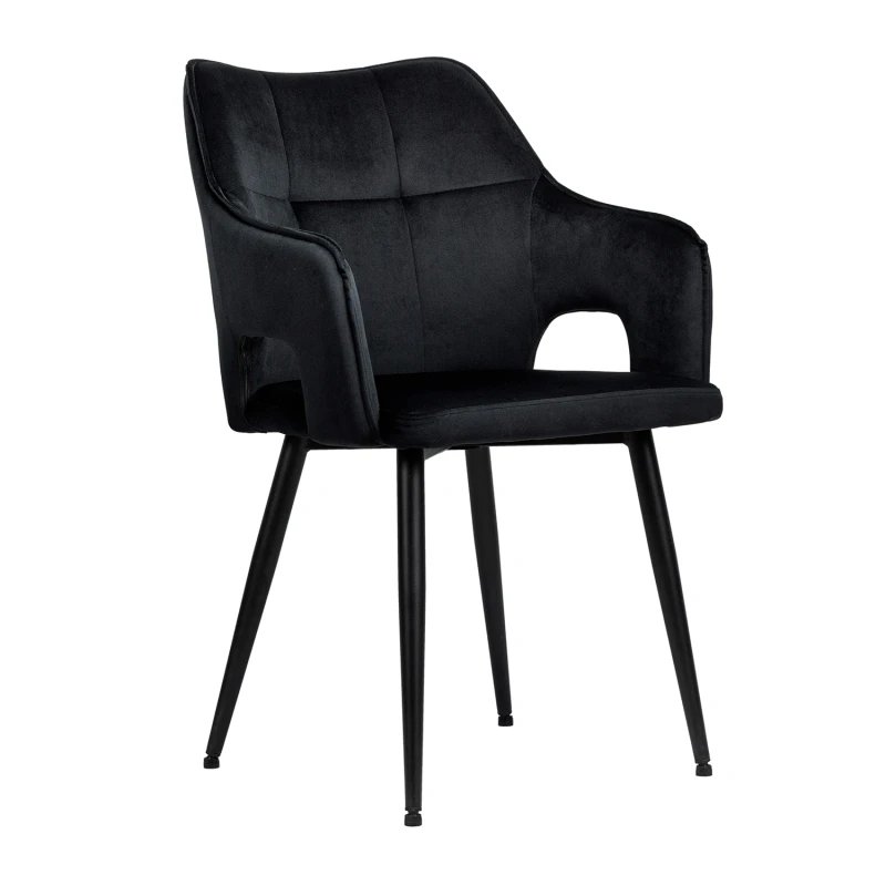 Varossi Πολυθρόνα Valeria Μαύρο 55 x 60 x 86.5 (300-322)