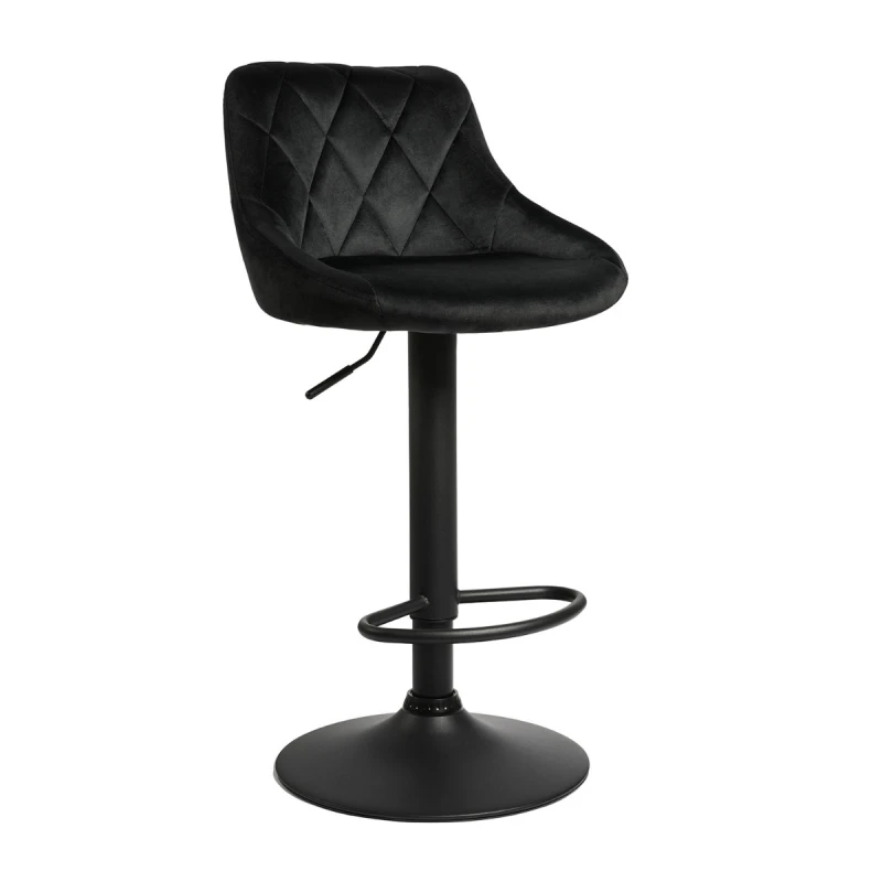 Varossi Σκαμπό Apple Μαύρο 47 x 51 x 85-105 (200-112)