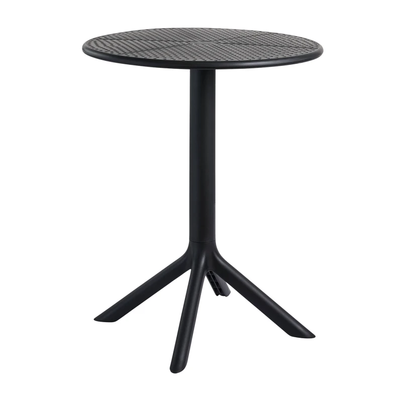 Varossi Τραπέζι Moreno Μαύρο Φ60 x x 76 (900-307)