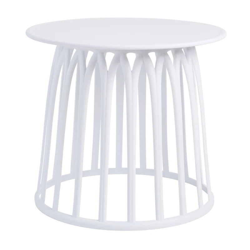 Varossi Τραπέζι Lobby λευκό Φ50 x x 45 (900-311)