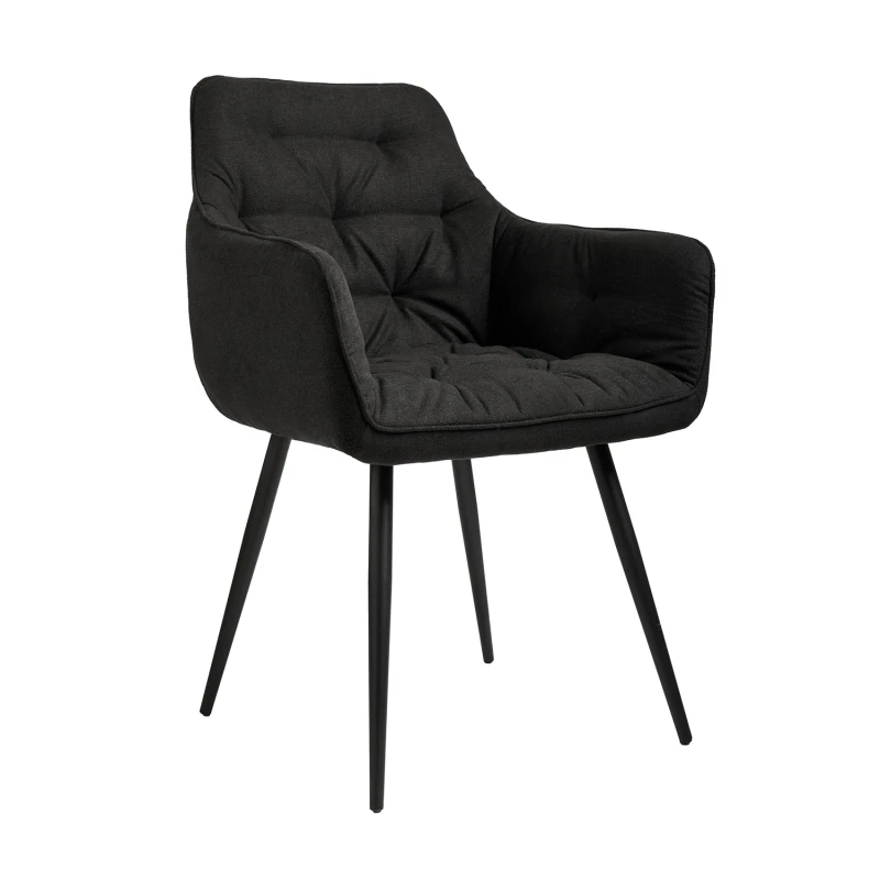 Varossi Πολυθρόνα Dalia Μαύρο 56 x 75 x 85 (300-349)