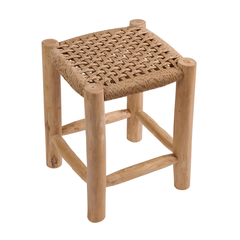 Varossi Σκαμπό Noor Φυσικό 35 x 35 x 47 (901-025)
