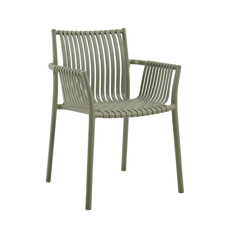 Varossi Πολυθρόνα Zanett λαδί 59 x 56 x 82 (900-324)