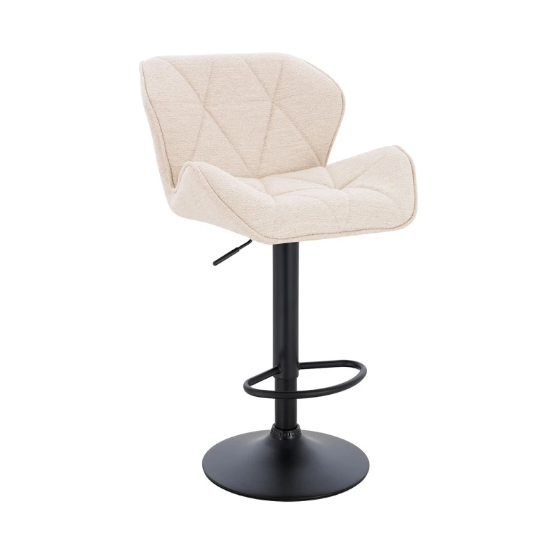 Varossi Σκαμπό Comfort ύφασμα μπεζ 53 x 52 x 91-111 (200-121)