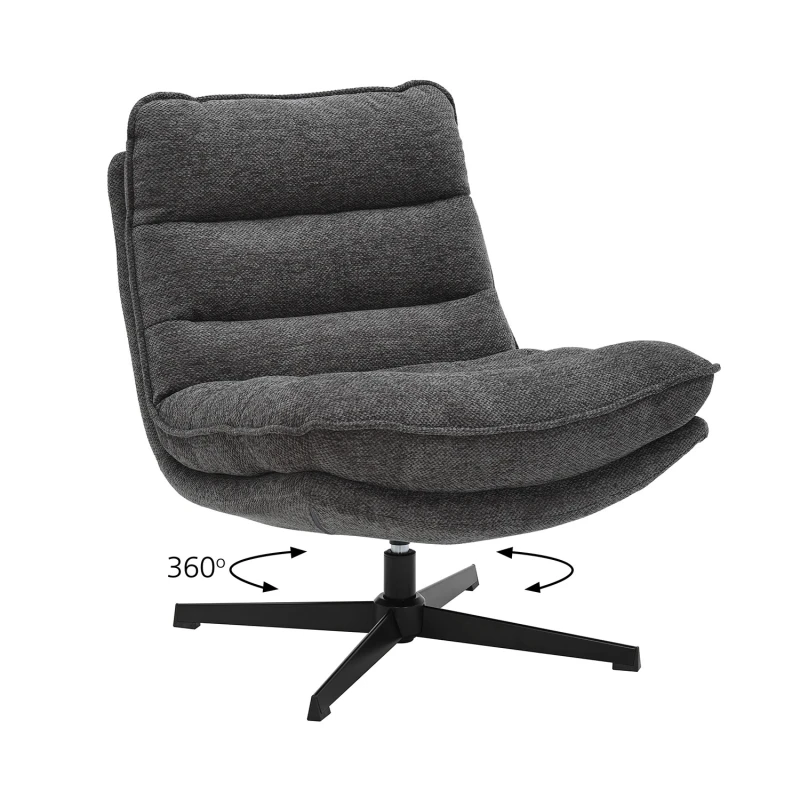 Varossi Πολυθρόνα Zen γκρι 75 x 86 x 87 (300-390)