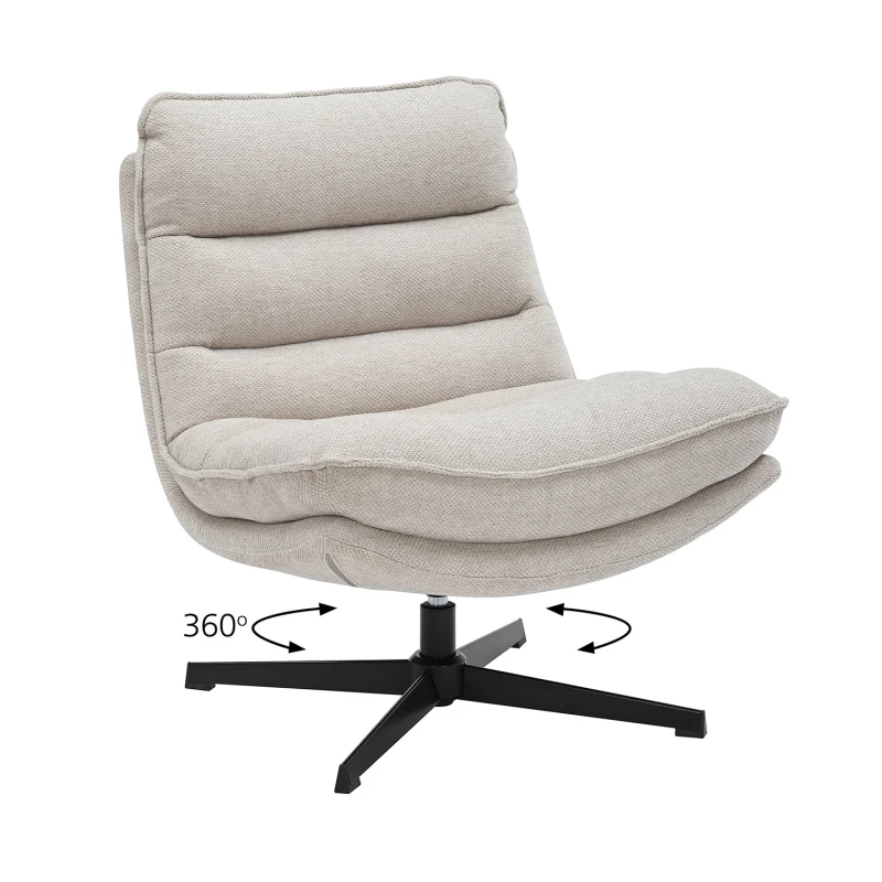 Varossi Πολυθρόνα Zen μπεζ 75 x 86 x 87 (300-391)