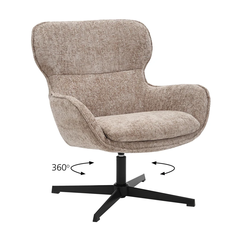 Varossi Πολυθρόνα Margo γκρεζ 73 x 79 x 88 (300-397)