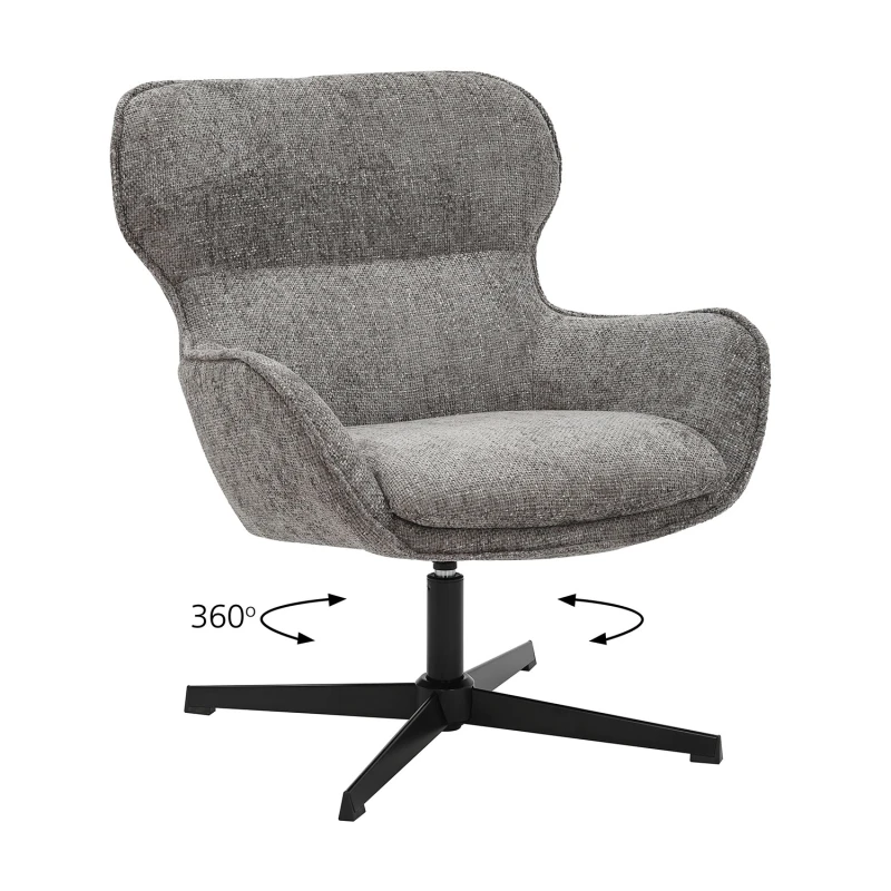 Varossi Πολυθρόνα Margo γκρι 73 x 79 x 88 (300-399)