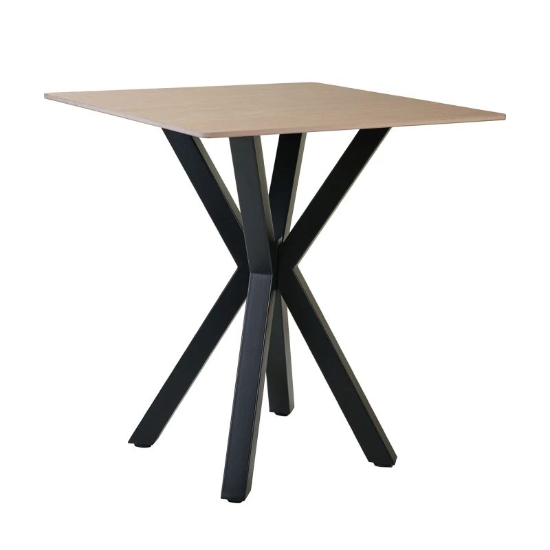 Varossi Τραπέζι Alberto Μπεζ Πέτρα 70 x 70 x 76 (100-097)