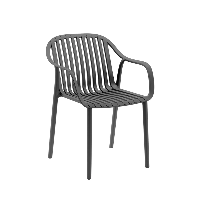 Varossi Καρέκλα Luaz γκρι 54 x 60 x 83 (900-357)