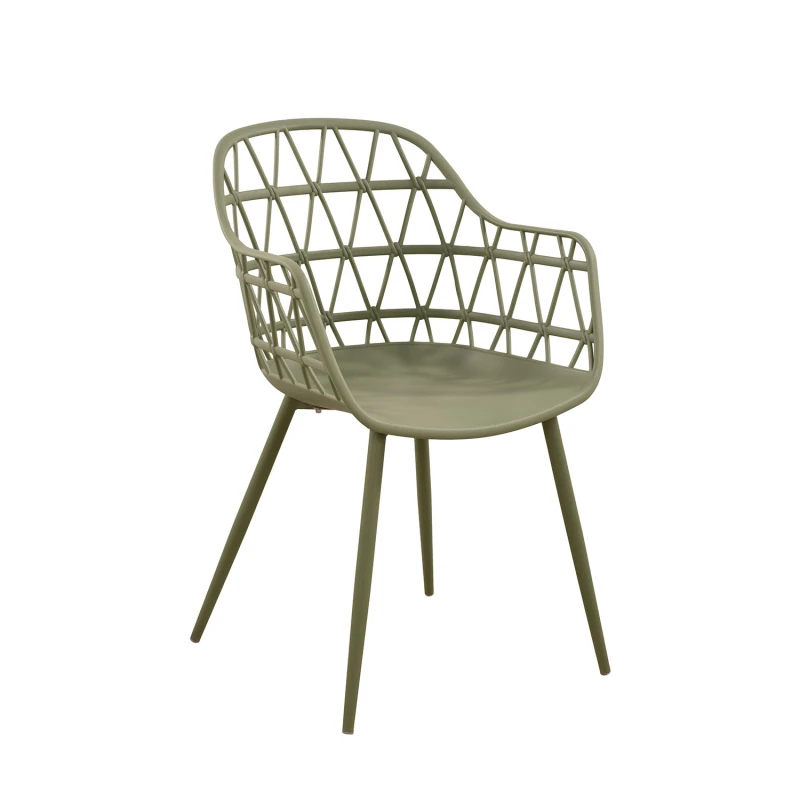 Varossi Καρέκλα Neon λαδί 56 x 56 x 85 (900-359)