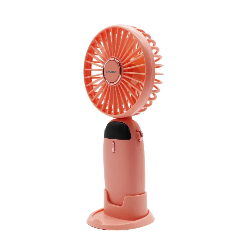 Primo Ανεμιστήρας Mini PRMF-80694 Primo 3.5'' 9cm Ροζ Επαναφορτιζόμενος