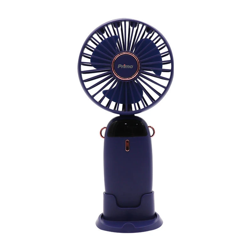 Primo Ανεμιστήρας Mini PRMF-80696 Primo 3.5'' 9cm Μπλέ Επαναφορτιζόμενος