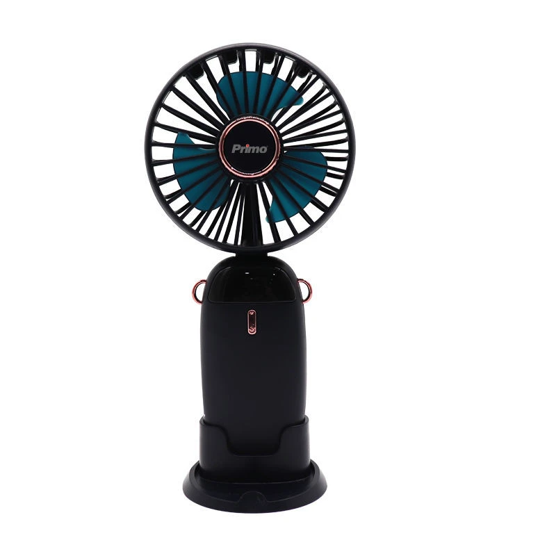 Primo Ανεμιστήρας Mini PRMF-80697 Primo 3.5'' 9cm Μαύρος Επαναφορτιζόμενος