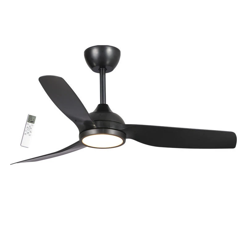 Primo PRCF-80728 52'' 132εκ. με Τηλεχειριστήριο 1 Φως LED 3 Φτερά IP66 με WiFi Μαύρος Ανεμιστήρας Οροφής